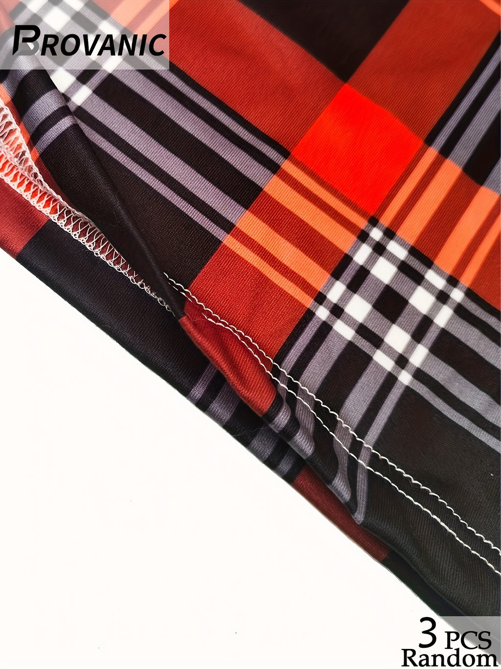 Boxer large respirant microfibre homme — lot de 3, à carreaux