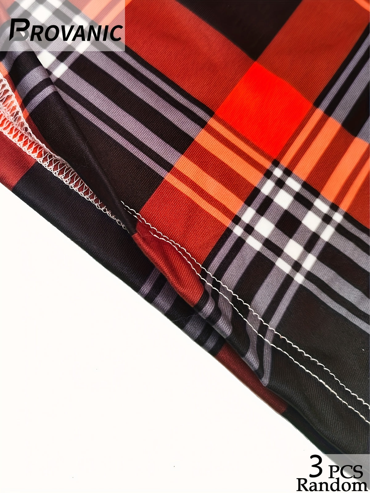 Boxer large respirant microfibre homme — lot de 3, à carreaux