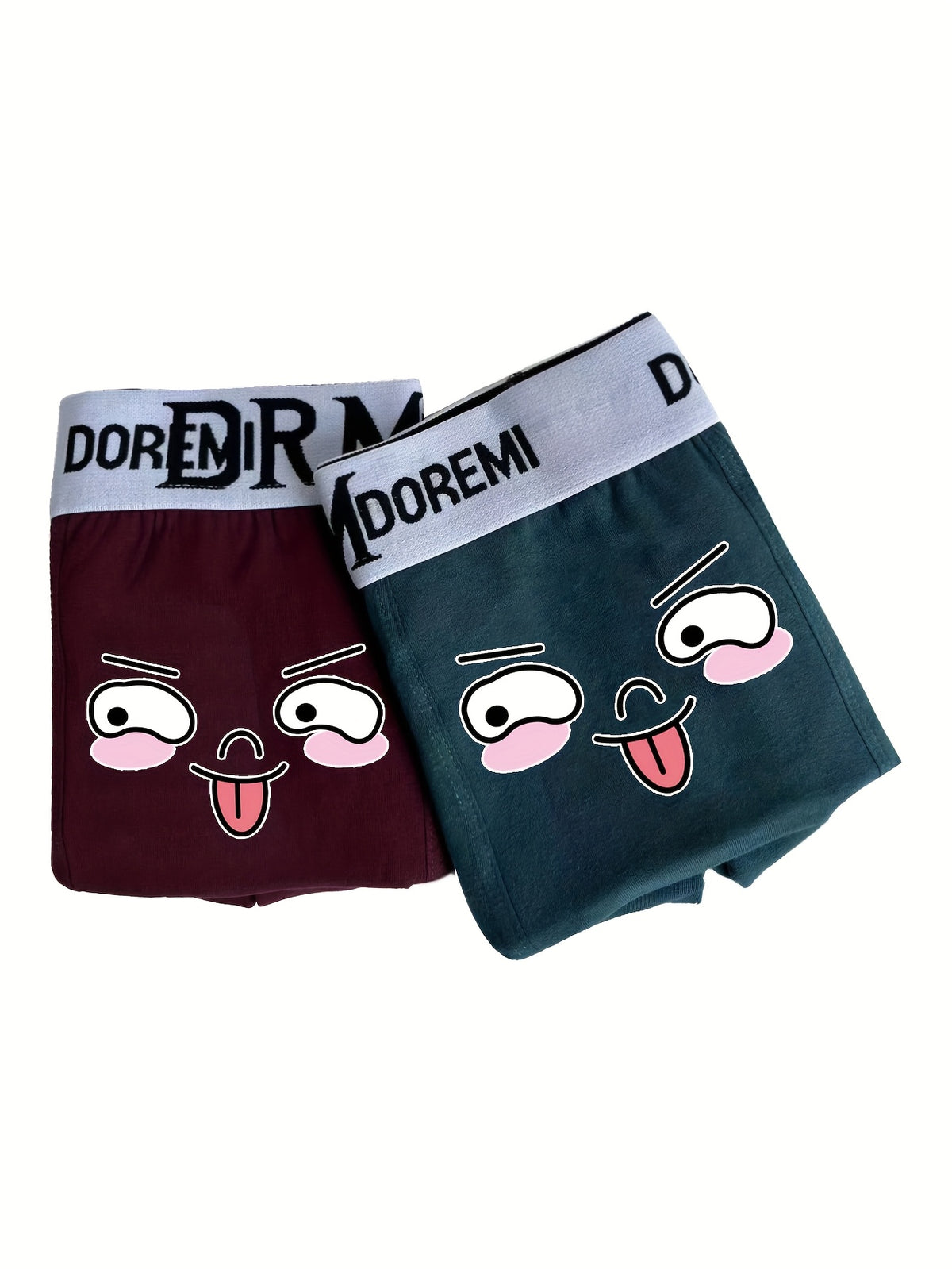 Boxer coton homme — lot de 2, géométrique