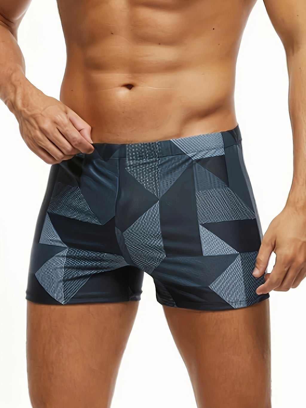 Slip microfibre homme, gris foncé