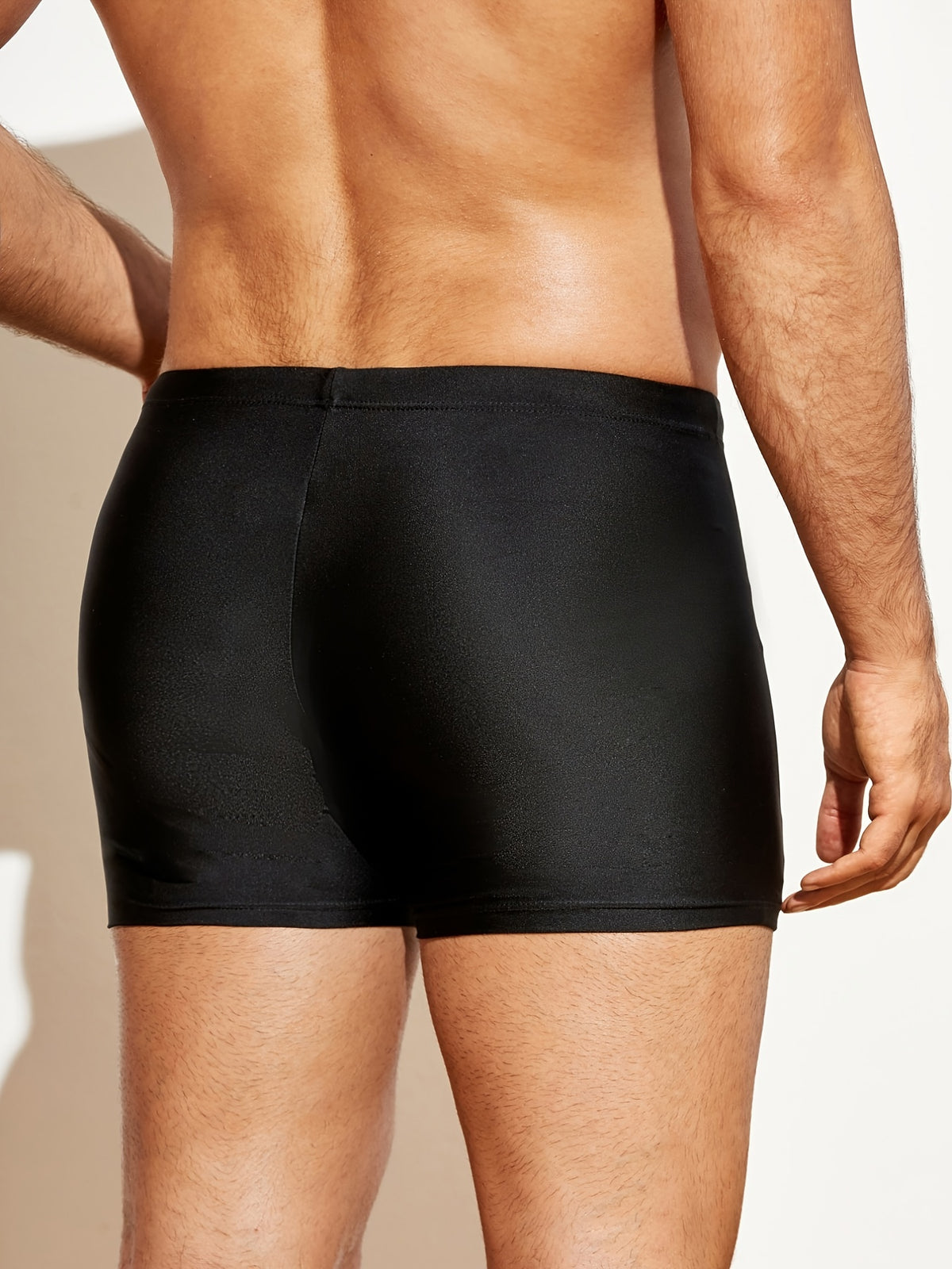 Boxer séchage rapide microfibre homme, noir, noir, uni
