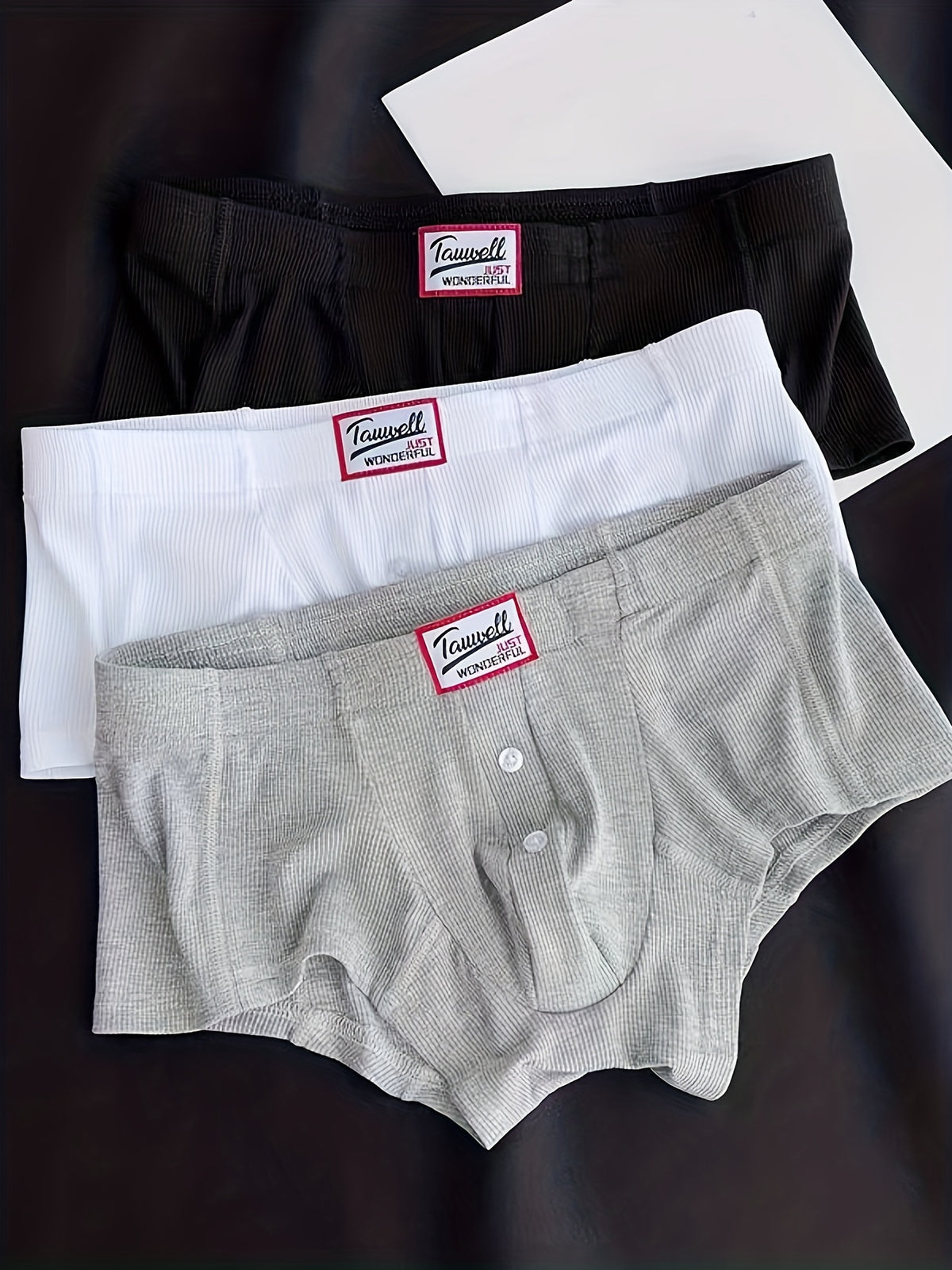 Boxer de sport respirant bambou homme — lot de 3, uni, assortiment S, du S au XL