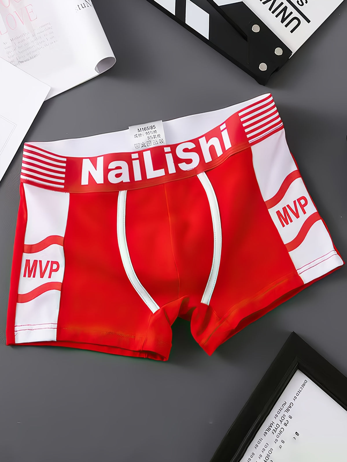 Boxer de sport respirant coton homme — lot de 2, imprimé
