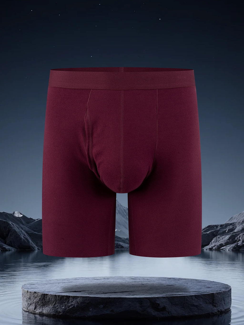 Boxer long microfibre homme — lot de 2, uni