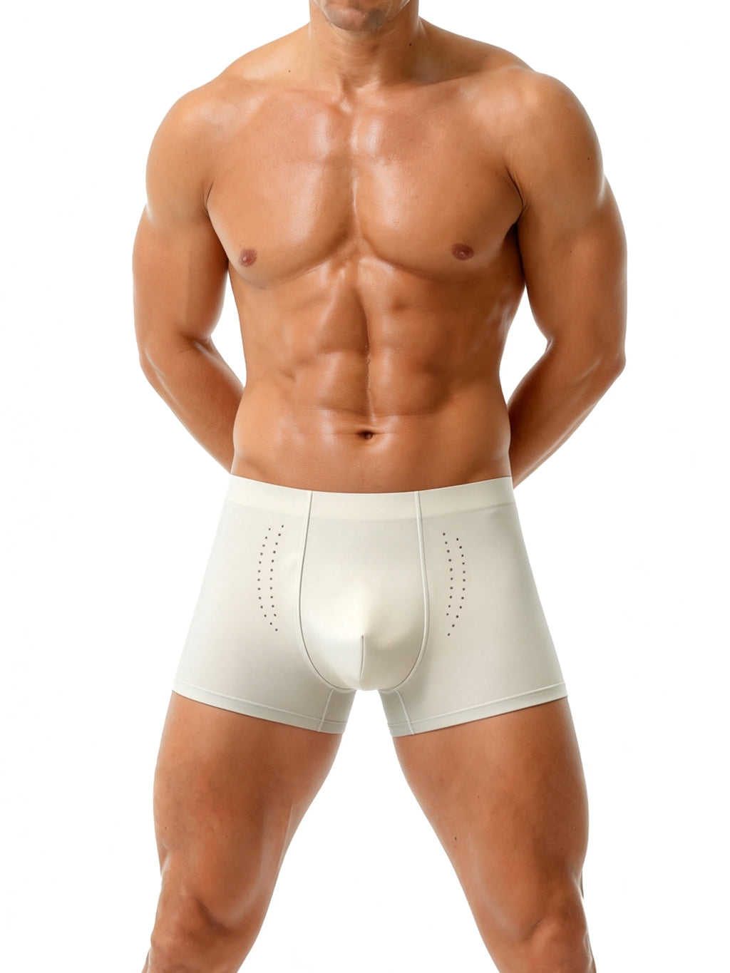 Slip sans couture respirant microfibre homme — lot de 4, uni