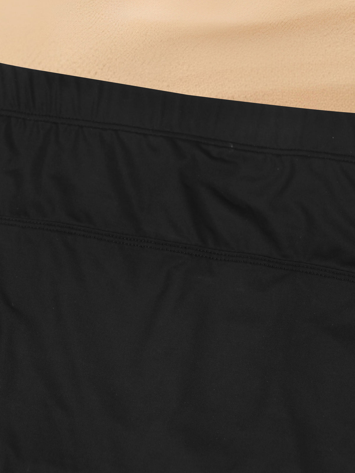 Boxer de sport séchage rapide microfibre homme, noir, noir