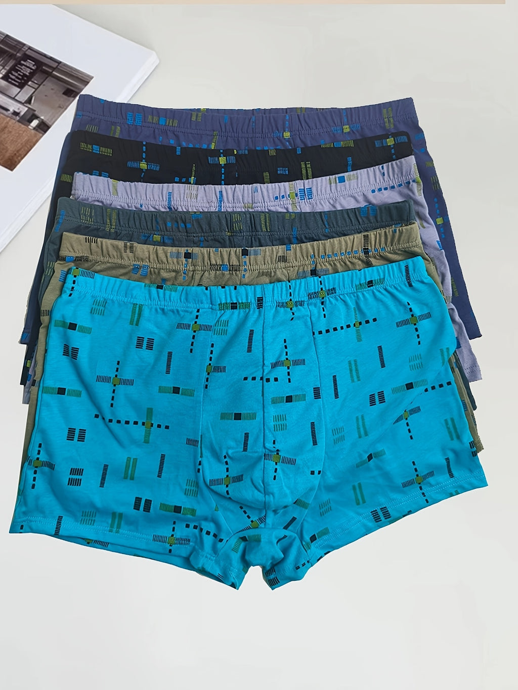 Boxer large respirant coton homme — lot de 5