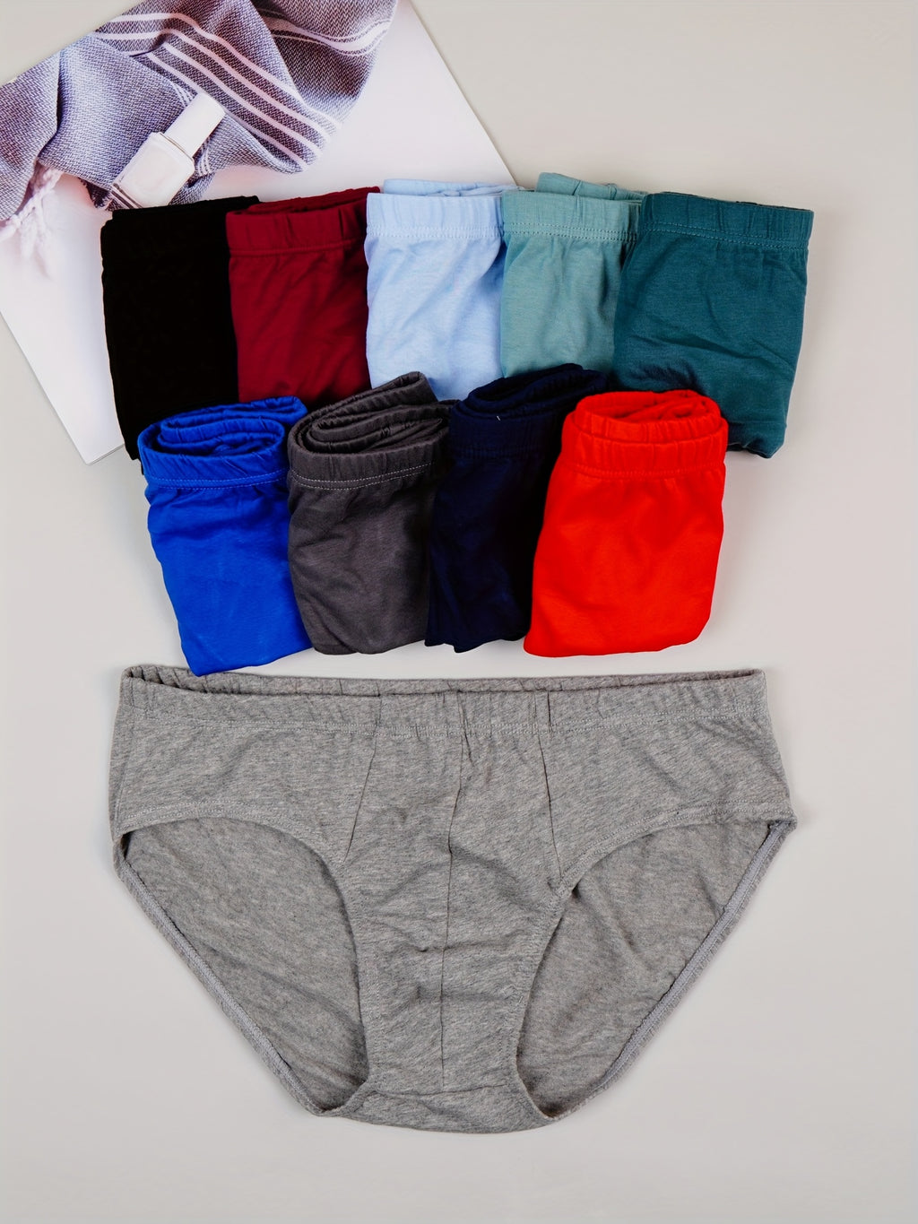 Boxer respirant microfibre homme — lot de 8, uni