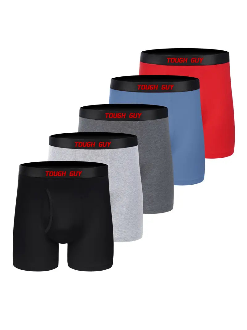 Boxer de sport homme — lot de 5, maille technique