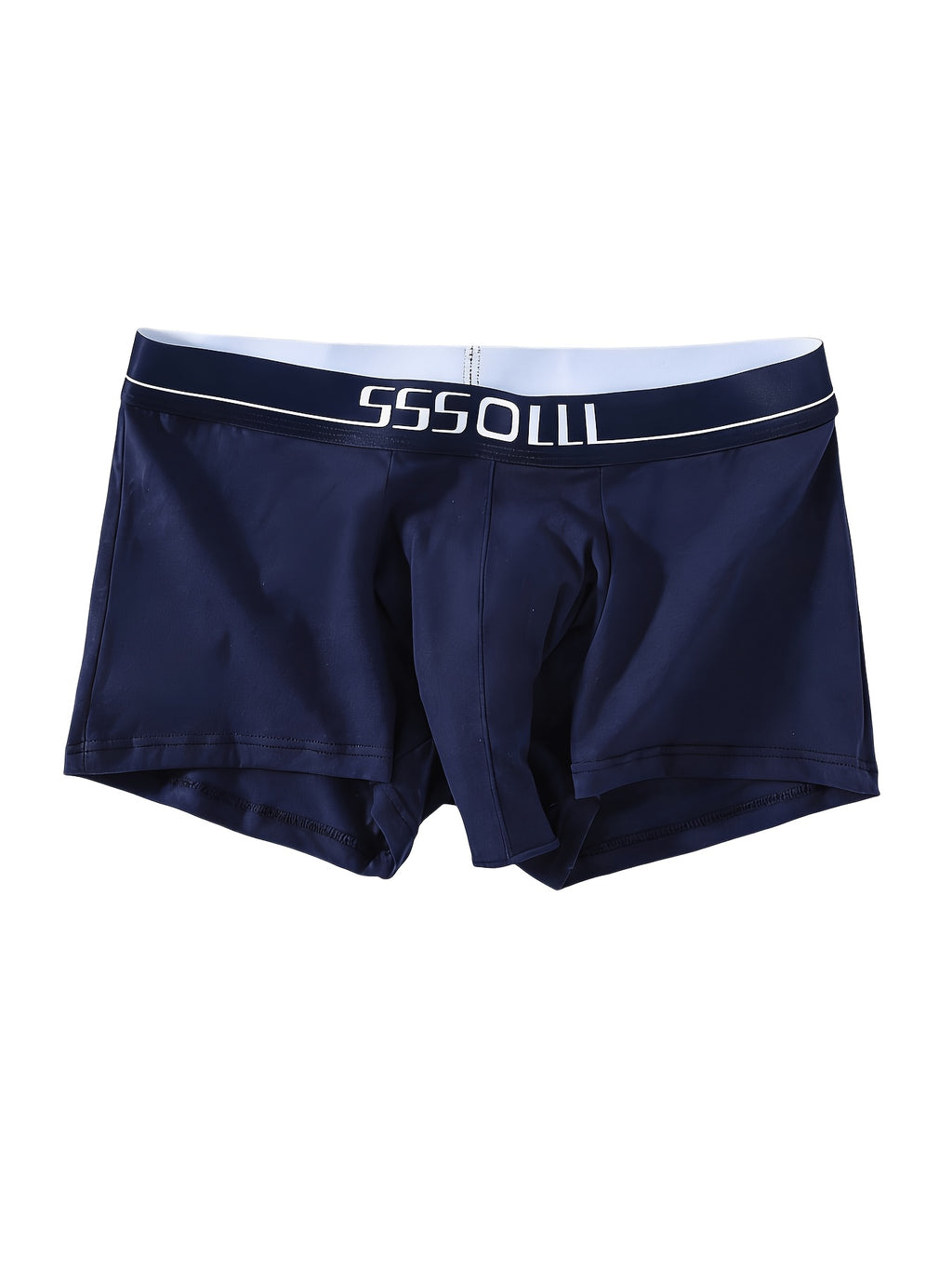 Boxer grande taille respirant coton homme — lot de 2, uni