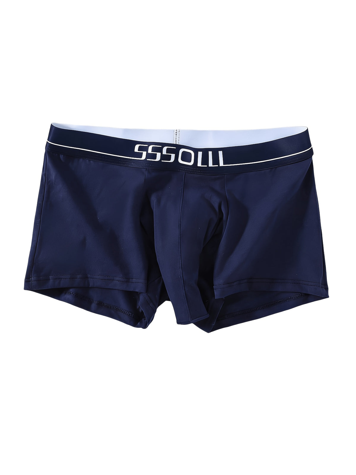 Boxer grande taille respirant coton homme — lot de 2, uni
