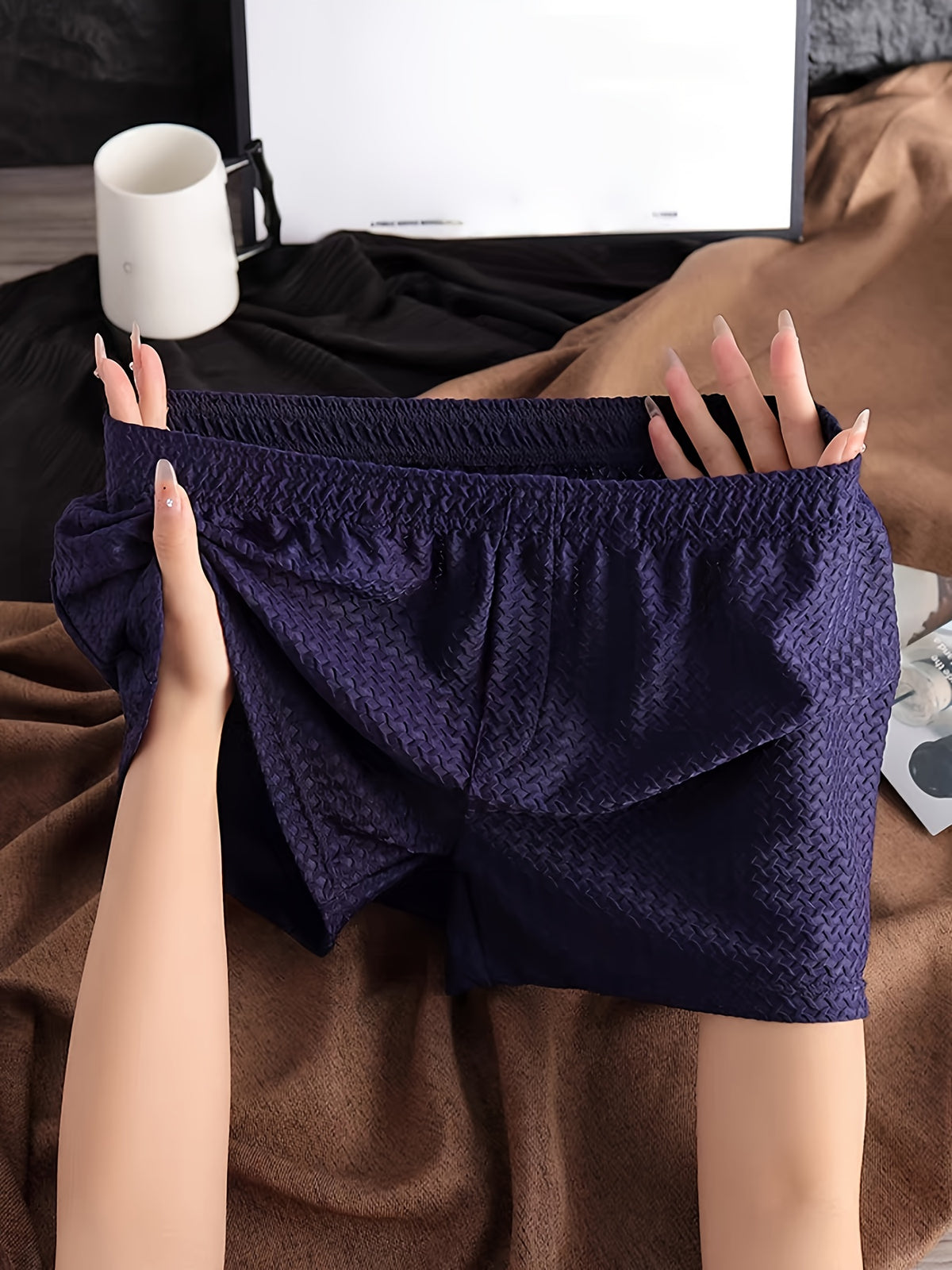 Boxer large de sport microfibre homme, 2 coloris