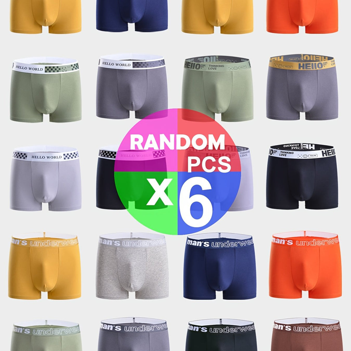 6 combinaisons de couleurs A