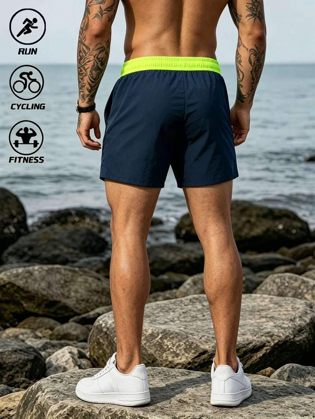 Boxer de sport séchage rapide microfibre homme, 5 coloris, du S au XXL