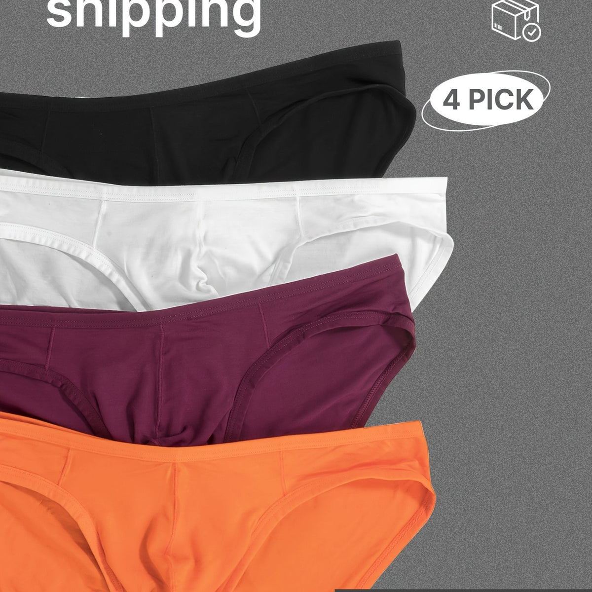 Ensemble de 4 pièces de couleurs mélangées B