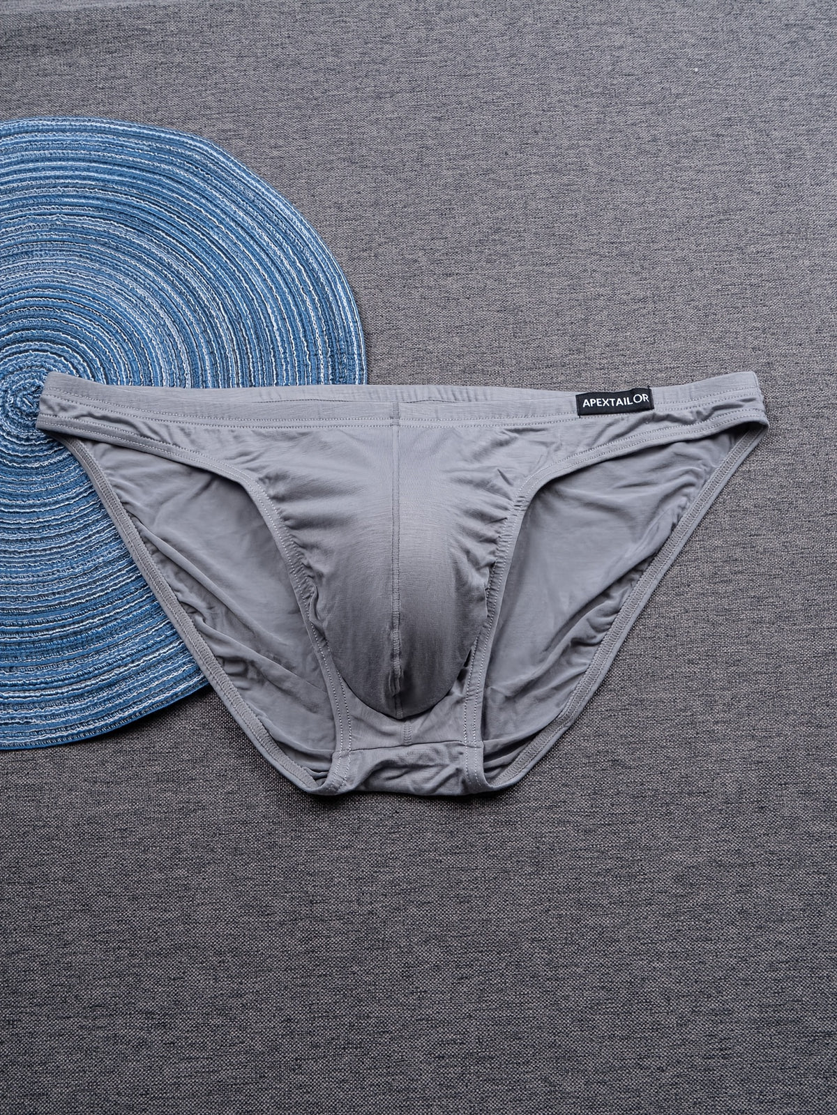 Slip moulant respirant bambou homme — lot de 6, uni