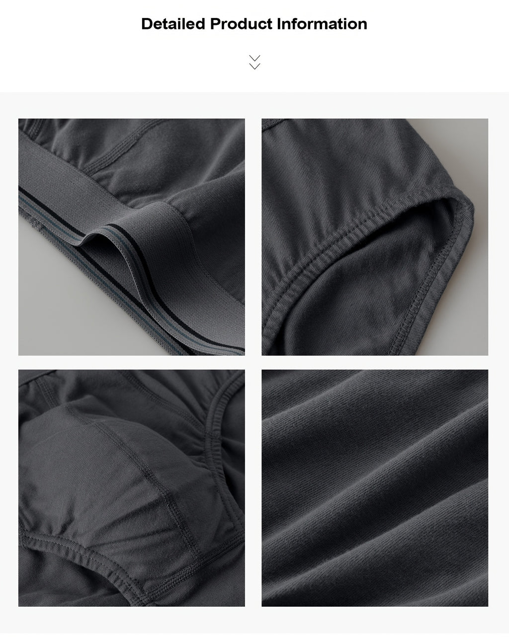 Slip respirant coton homme — lot de 3