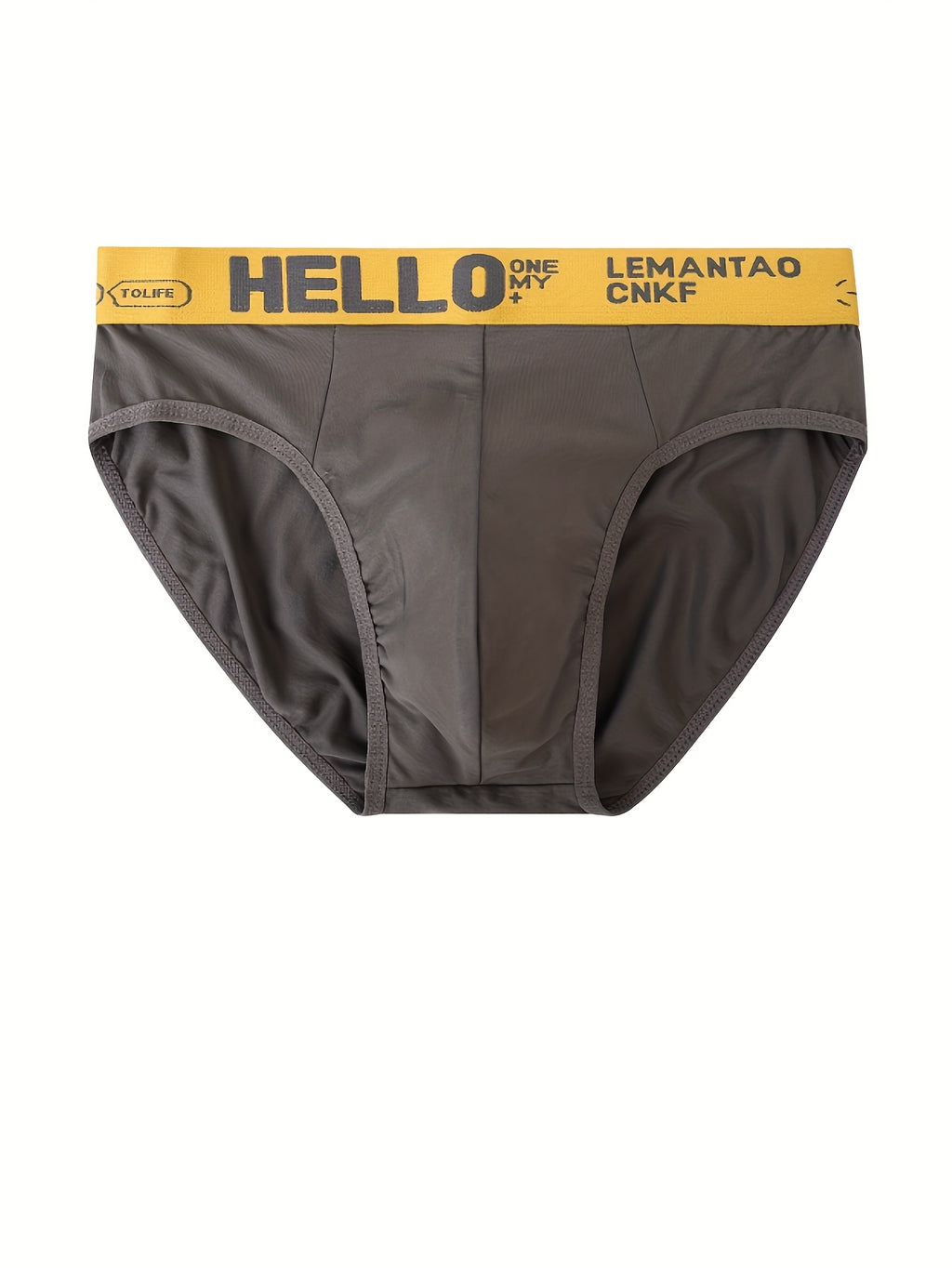 Slip sans couture de sport microfibre homme — lot de 12, uni