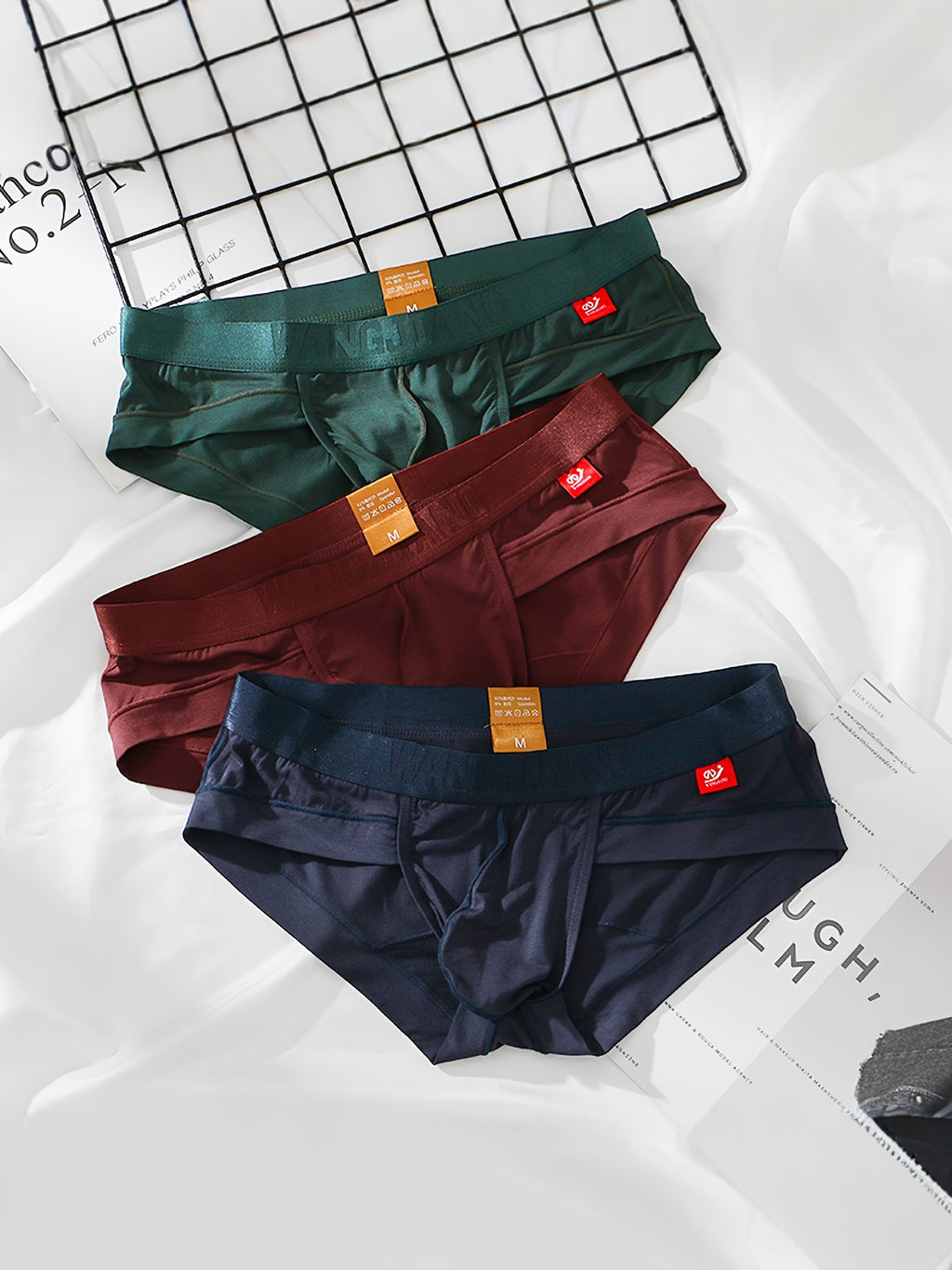 Slip de sport respirant modal homme — lot de 3, uni, du S au XL