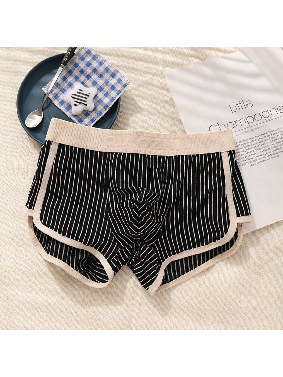 Boxer de sport respirant coton homme — lot de 8, uni