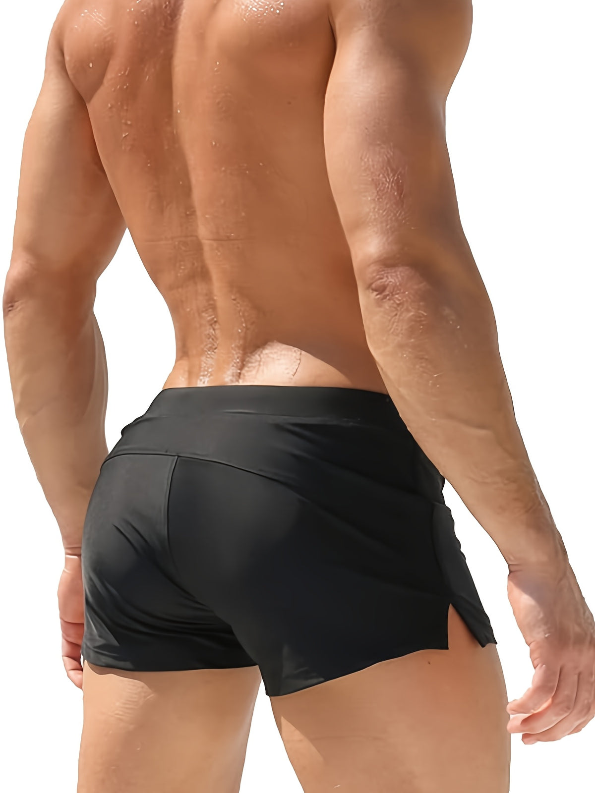Boxer à poche de maintien microfibre homme