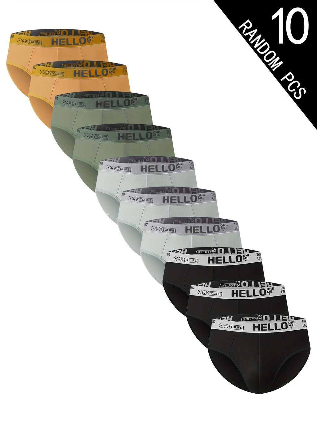 Slip séchage rapide de sport extensible microfibre homme — lot de 10, maille technique