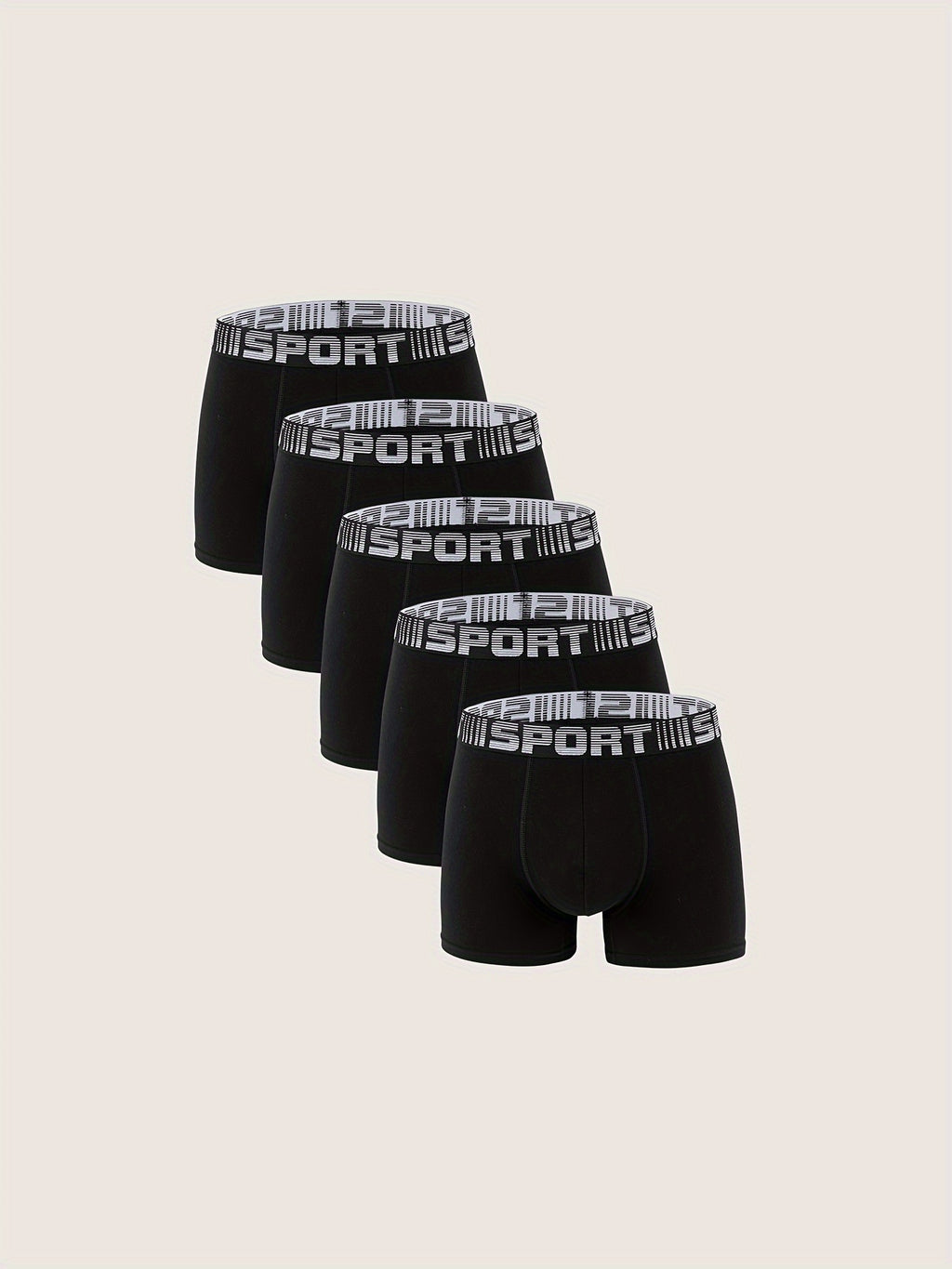 Boxer respirant coton homme — lot de 10, uni