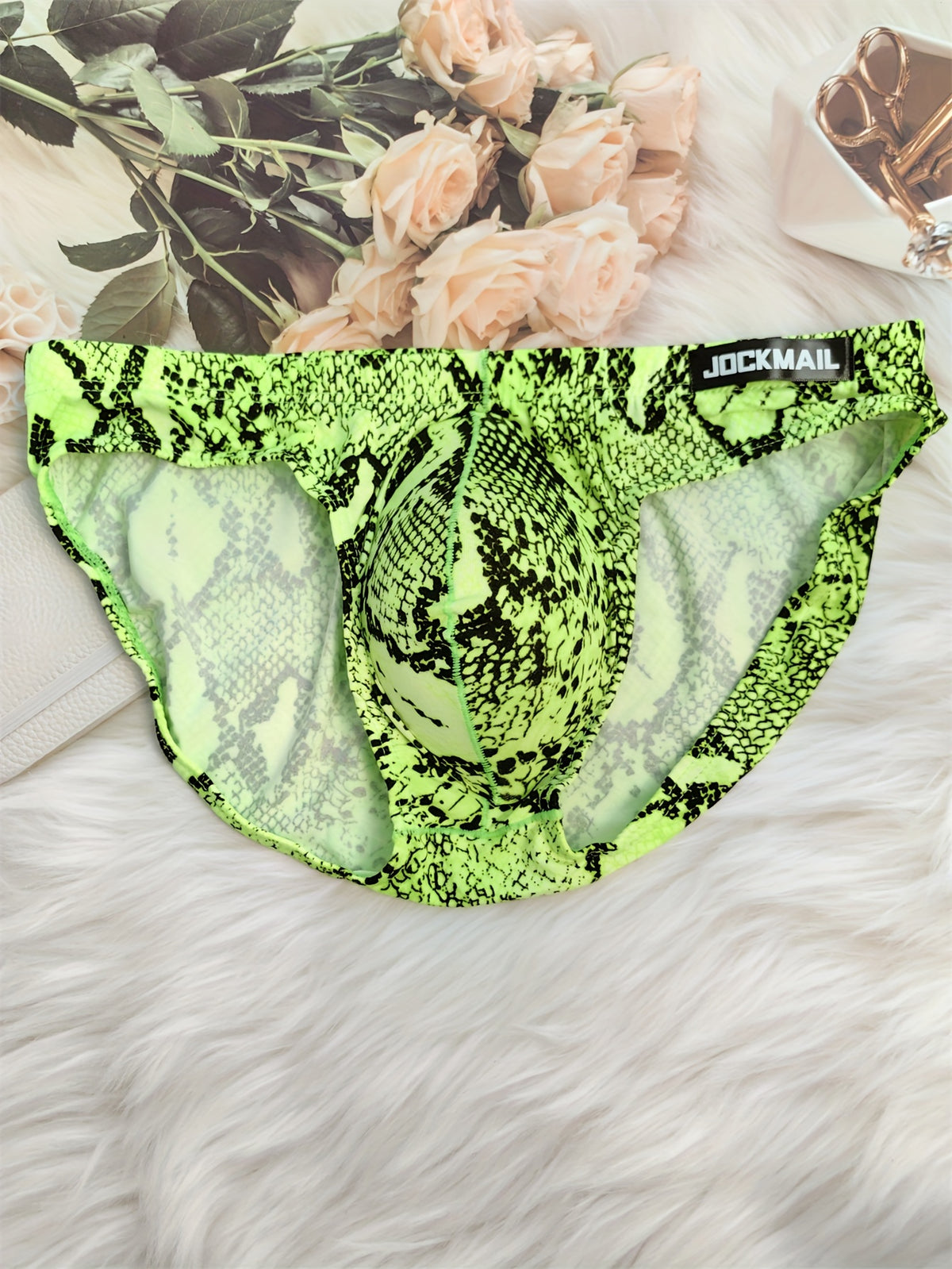 Slip large de sport microfibre homme