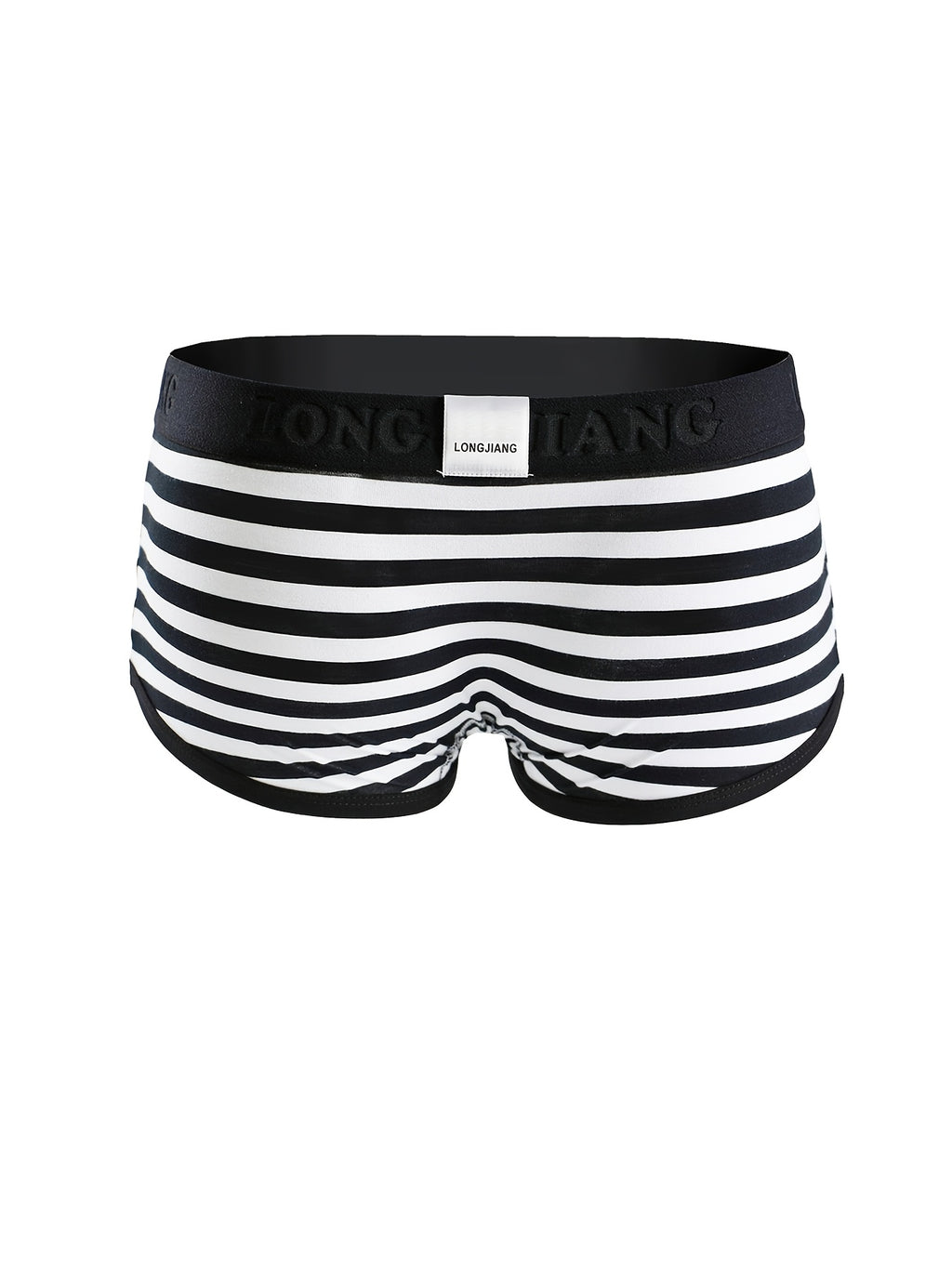Boxer de sport respirant coton homme — lot de 4, rayé, assortiment A
