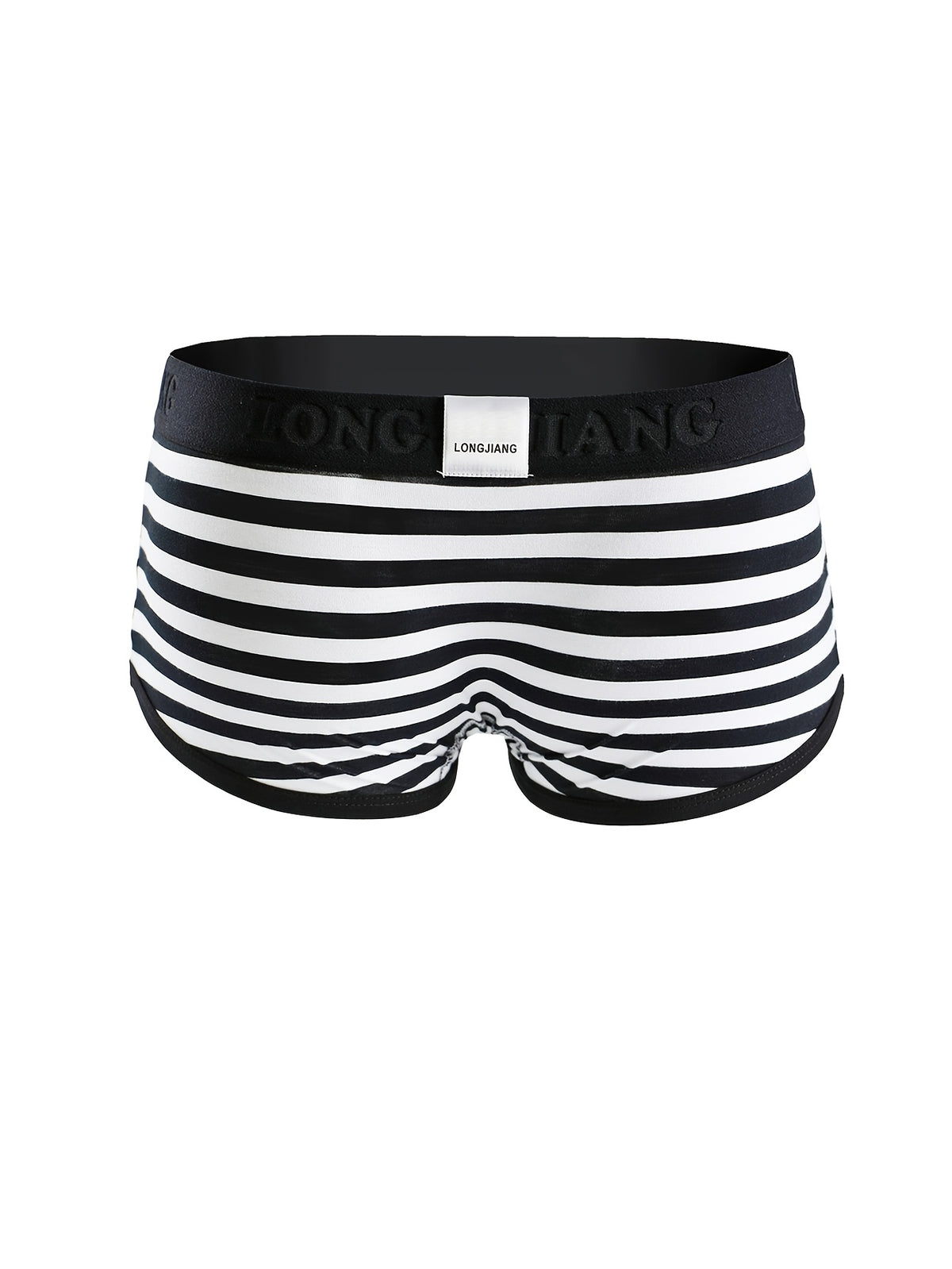 Boxer de sport respirant coton homme — lot de 4, rayé, assortiment A