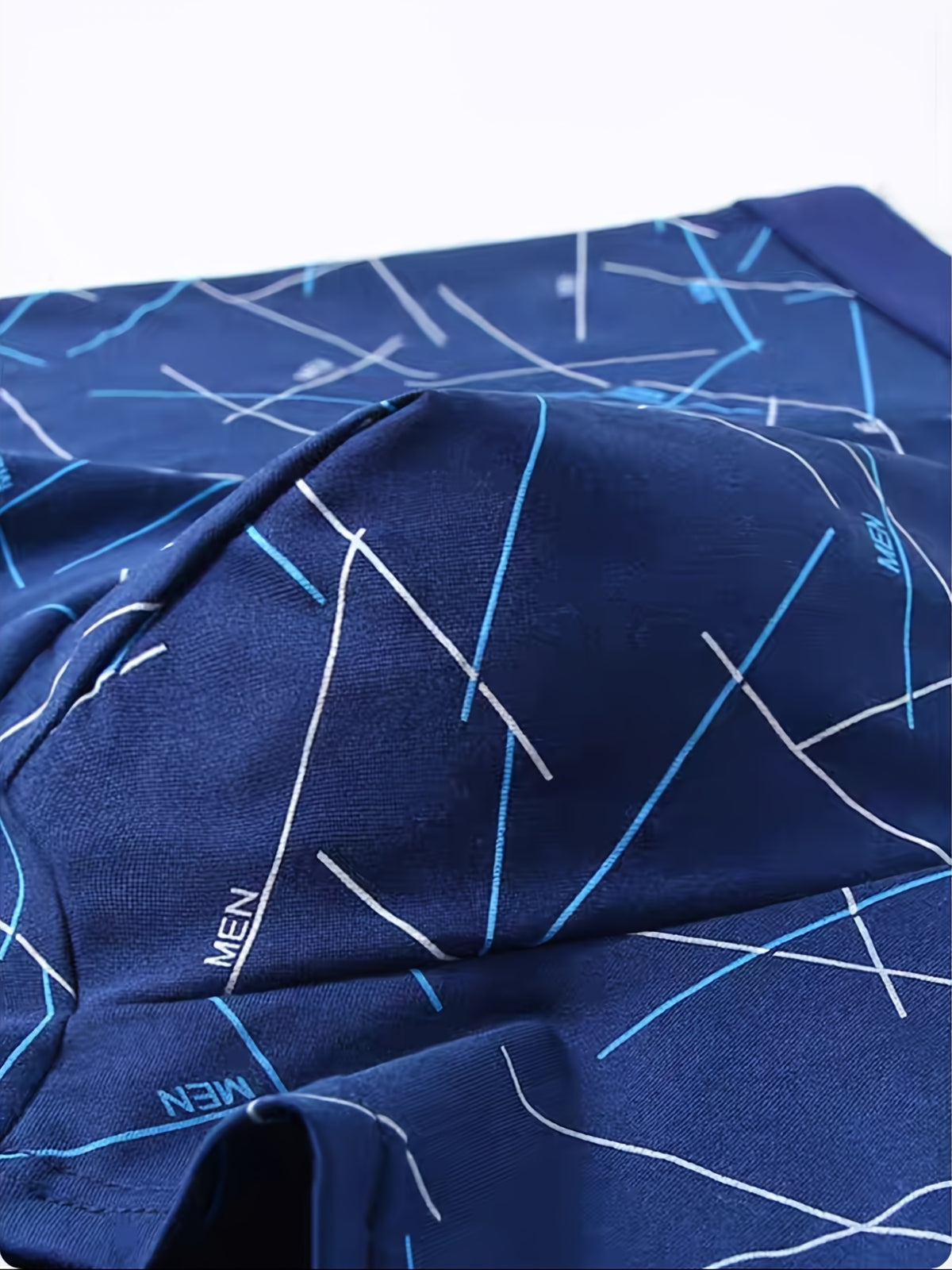Boxer microfibre homme — lot de 6, géométrique, du XS au XL