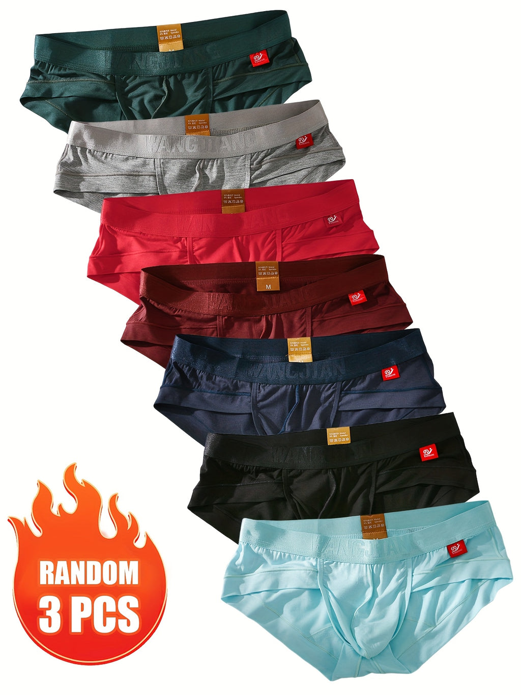 Slip de sport respirant modal homme — lot de 3, uni, du S au XL