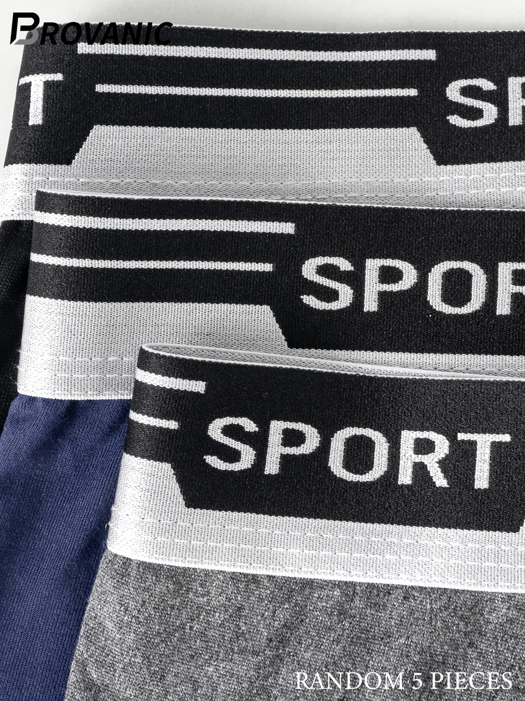 Boxer sans couture respirant microfibre homme — lot de 5, uni, du S au XXL