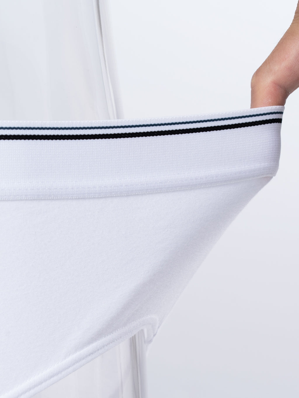 Slip respirant homme — lot de 4, blanc