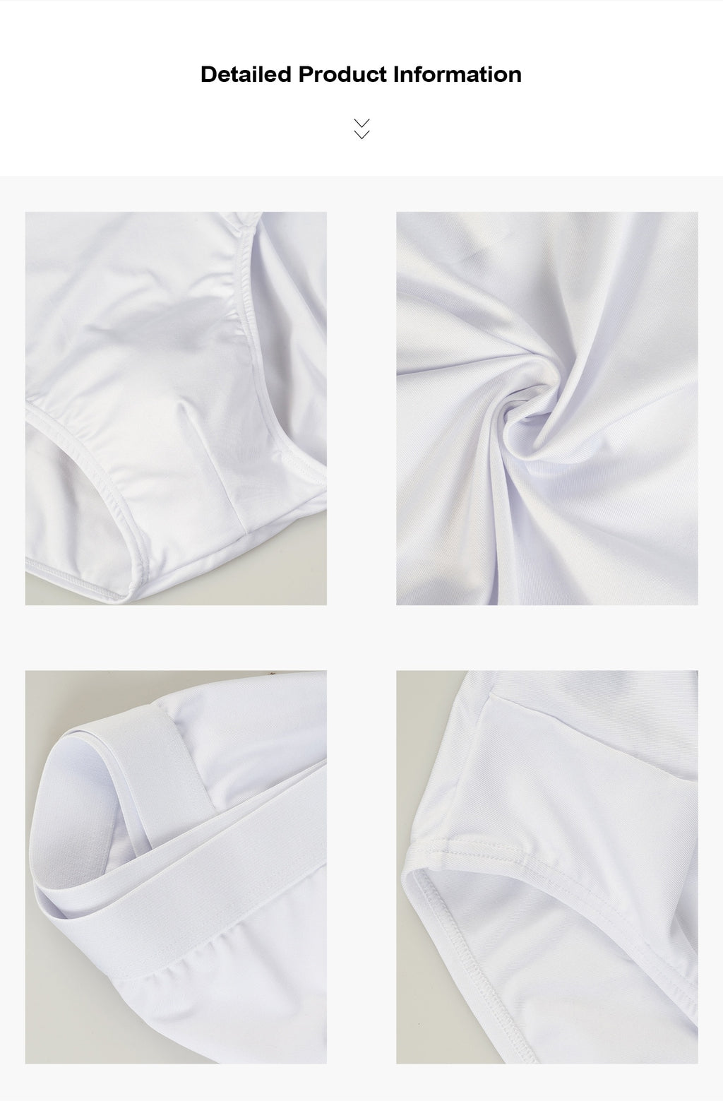 Slip grande taille d'intérieur microfibre homme — lot de 6, uni