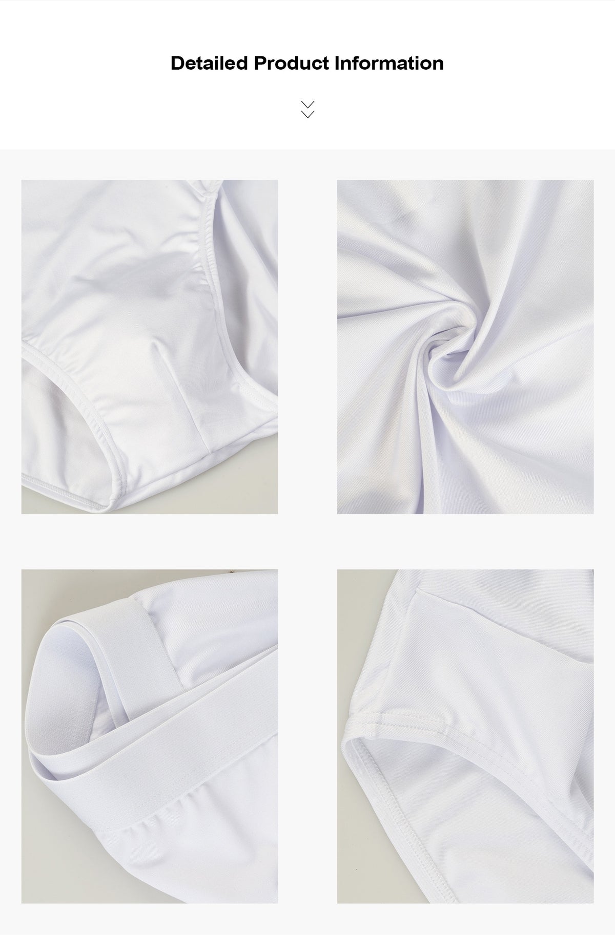 Slip grande taille d'intérieur microfibre homme — lot de 6, uni