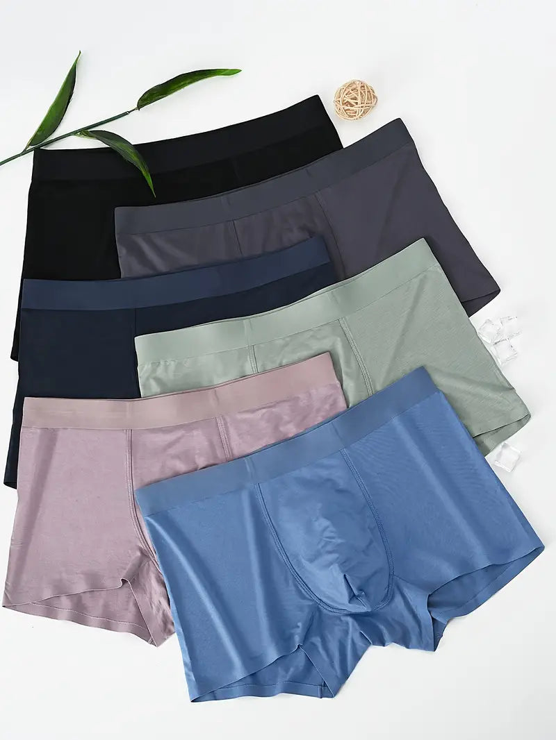 Boxer sans couture de sport homme — lot de 6, maille technique