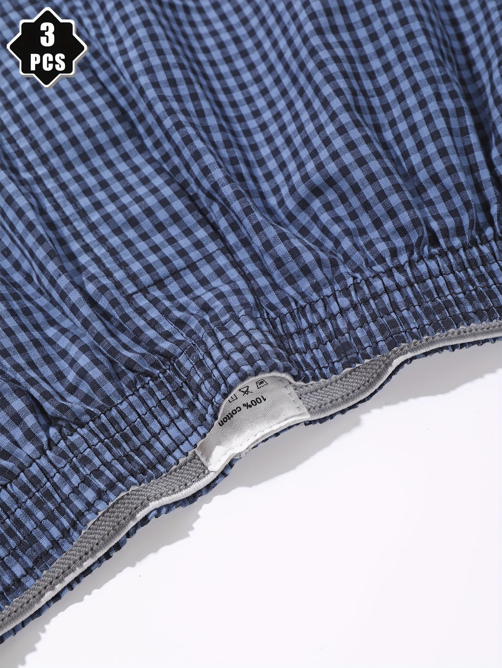 Boxer large de sport coton homme — lot de 3