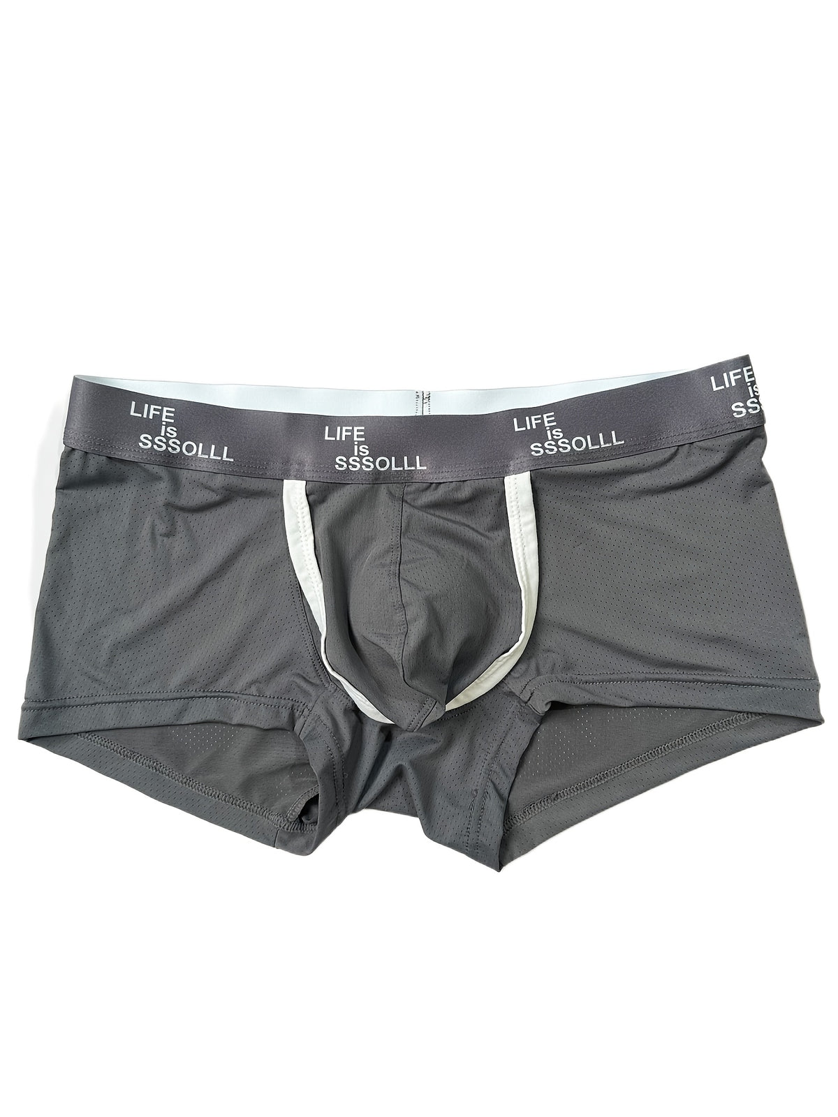 Boxer respirant microfibre homme — lot de 5, uni, du S au XXL