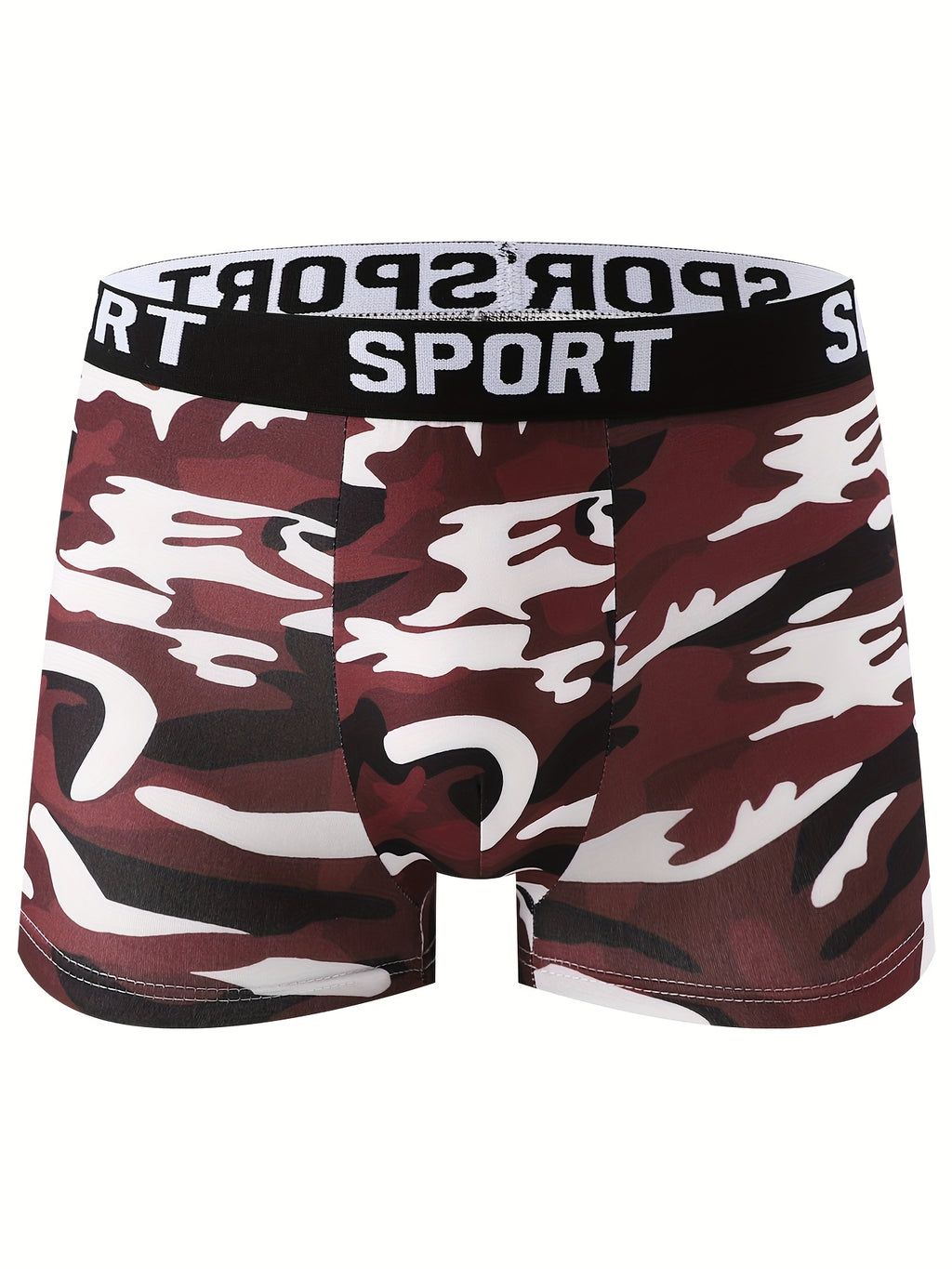 Boxer microfibre homme — lot de 5, géométrique, assortiment S, du S au XXL