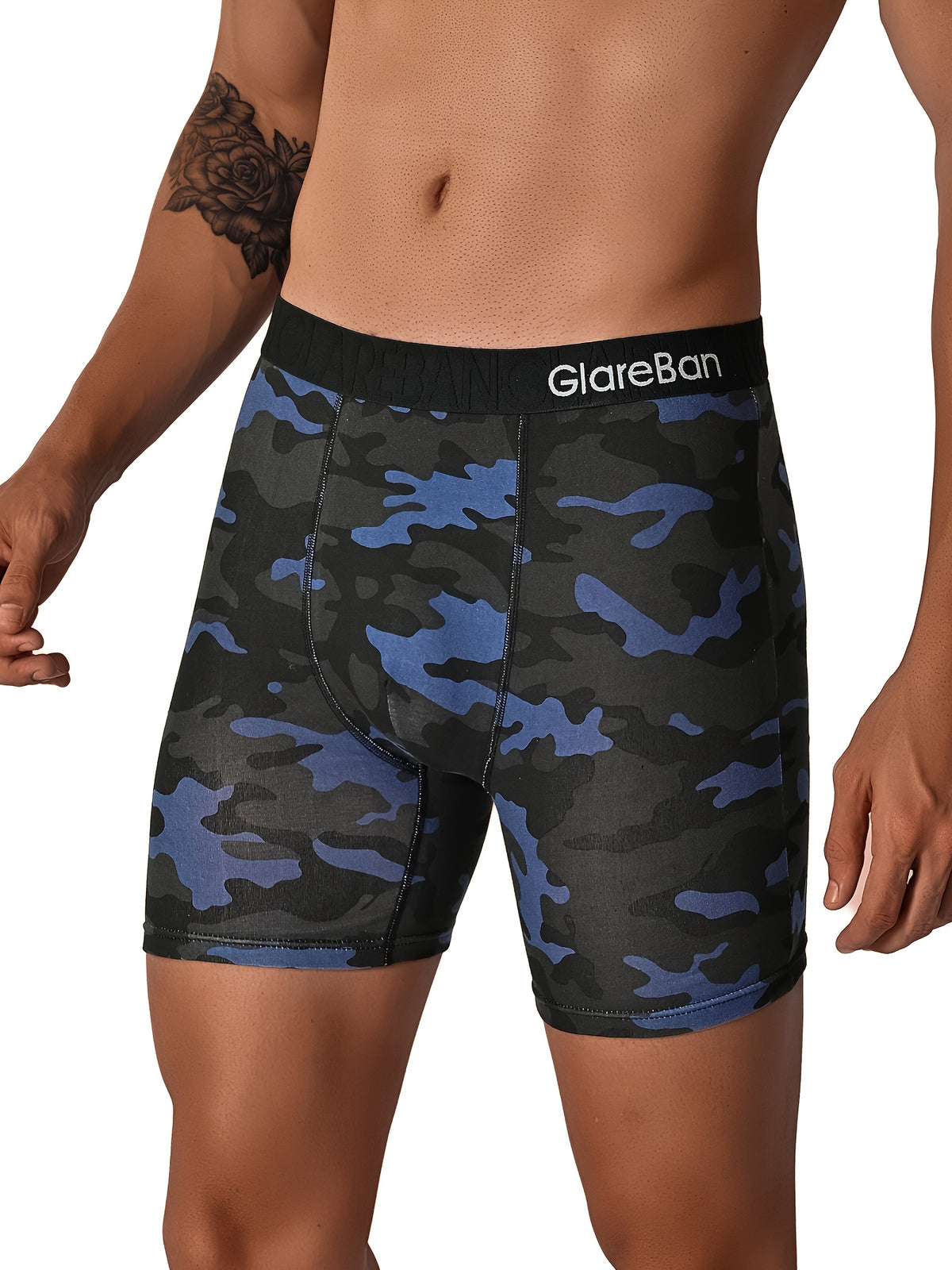 Boxer long coton homme — lot de 4