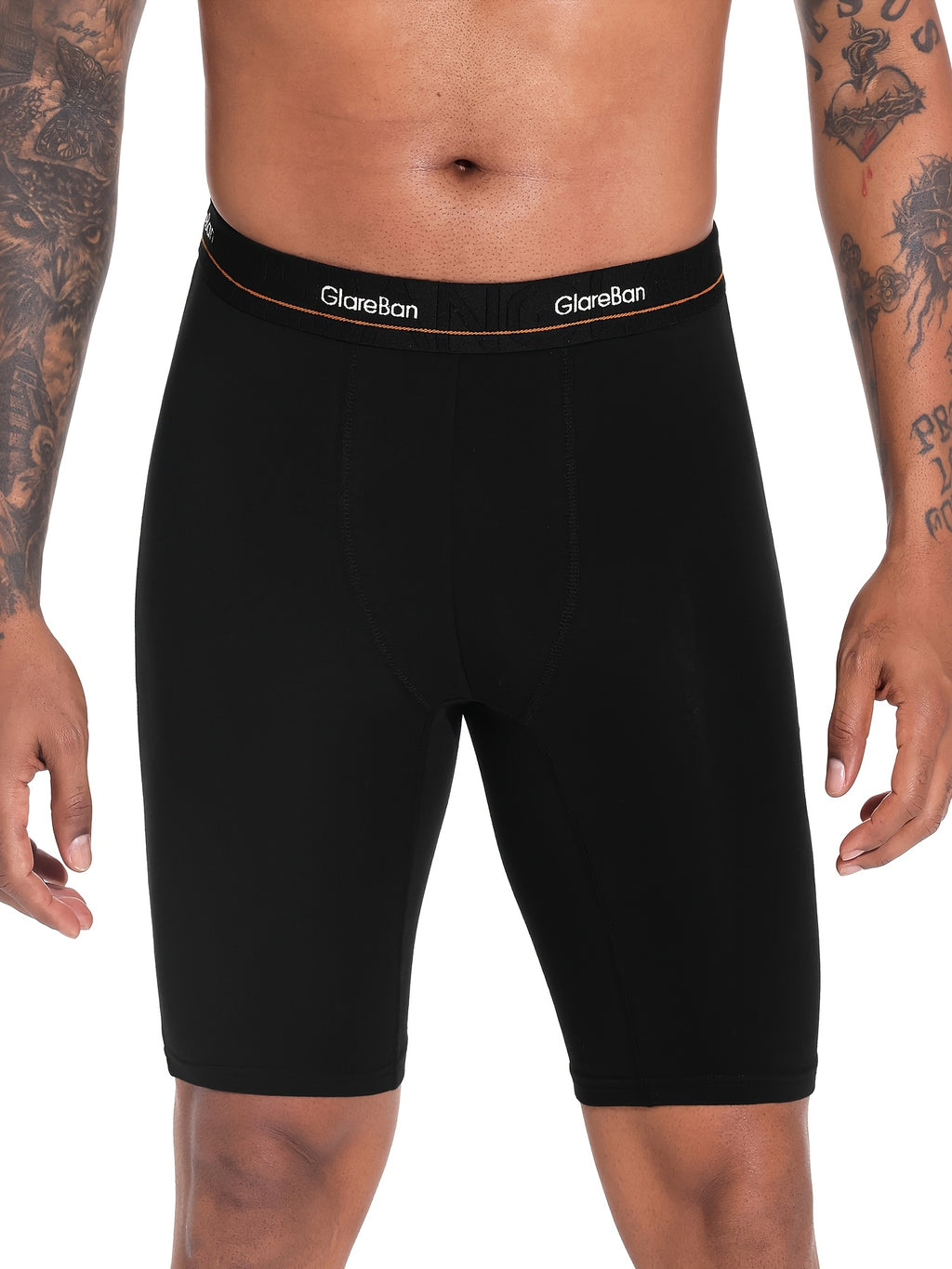 Boxer long coton homme — lot de 8, uni