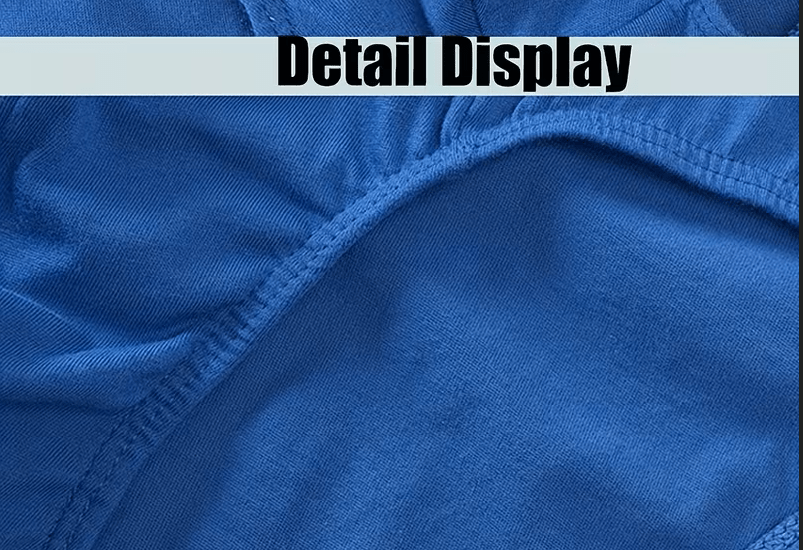 Boxer large respirant coton homme, uni