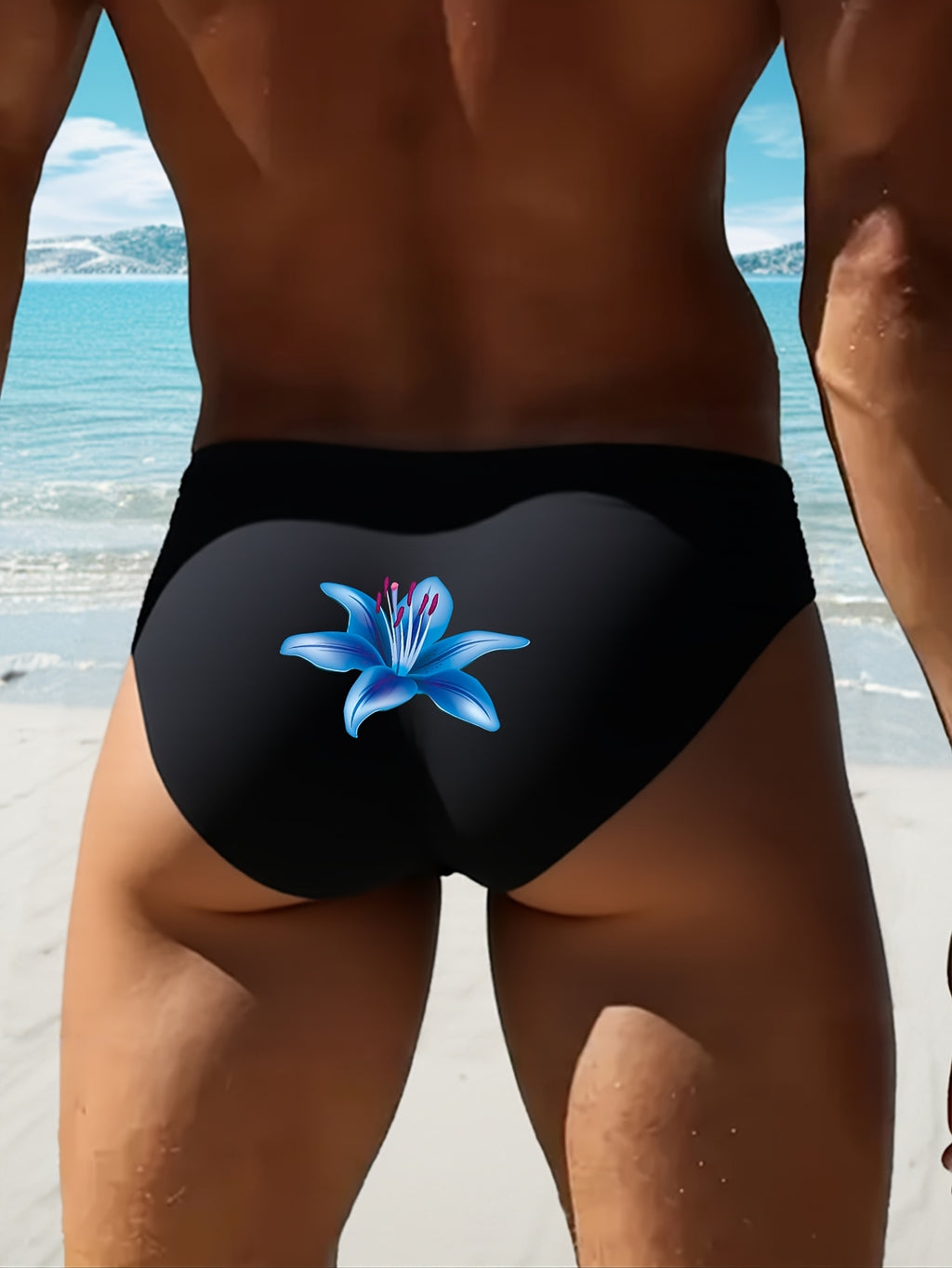 Slip de sport séchage rapide microfibre homme, 【noir】