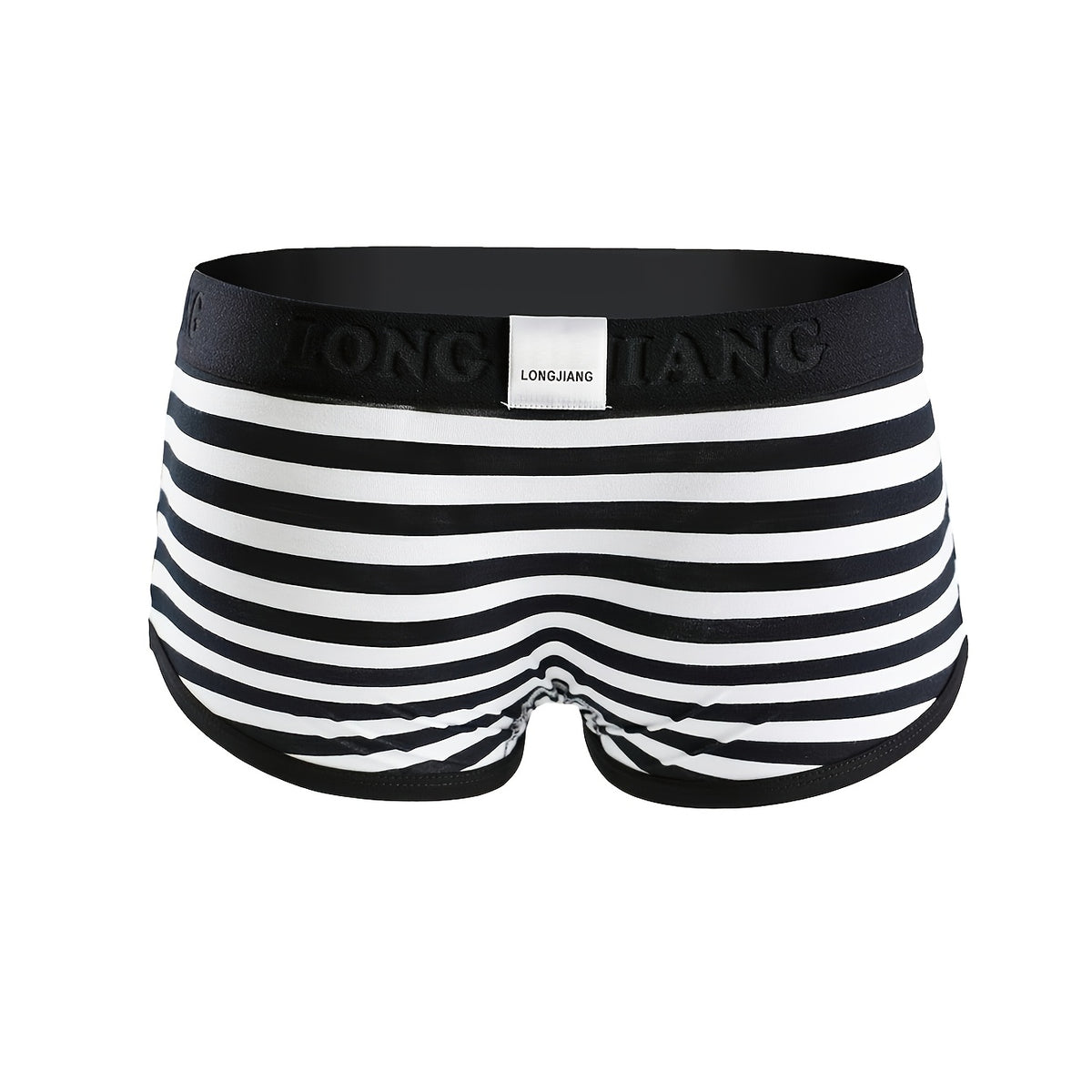 Boxer de sport respirant coton homme — lot de 4, rayé, assortiment A
