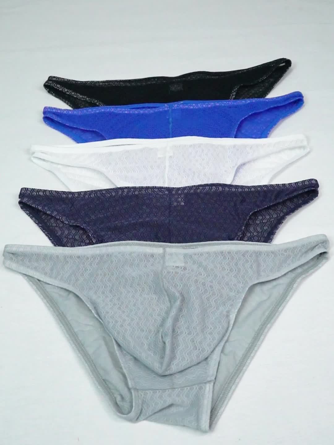 Slip respirant microfibre homme — lot de 5, uni, assortiment S, du S au XXL