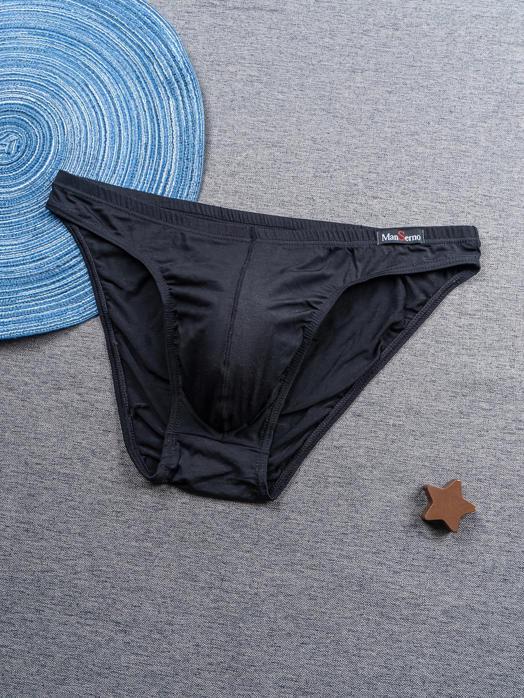 Slip moulant respirant modal homme — lot de 8, uni