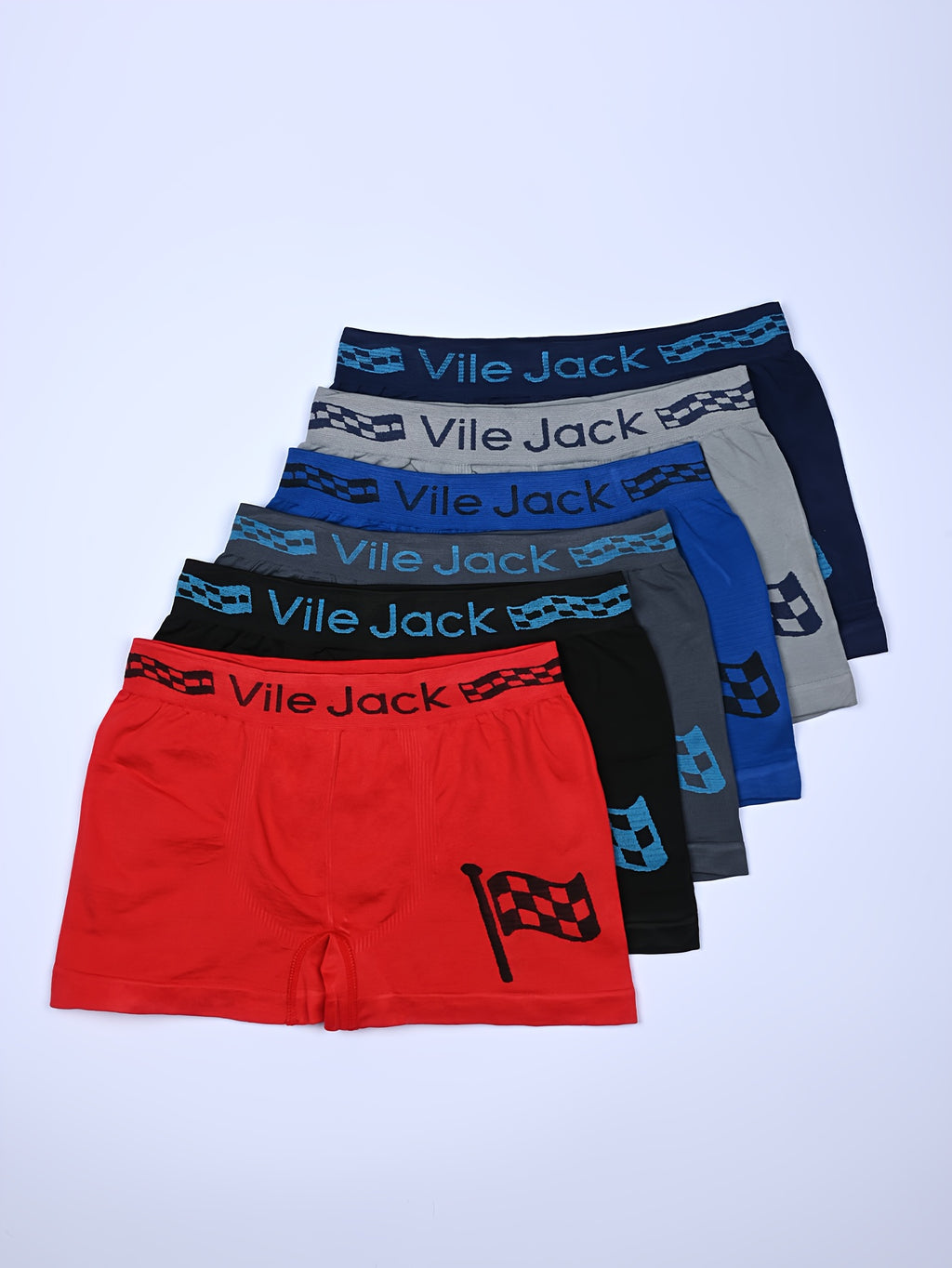 Boxer respirant microfibre homme — lot de 10, géométrique, du 15-16 Ans au 11-12Y
