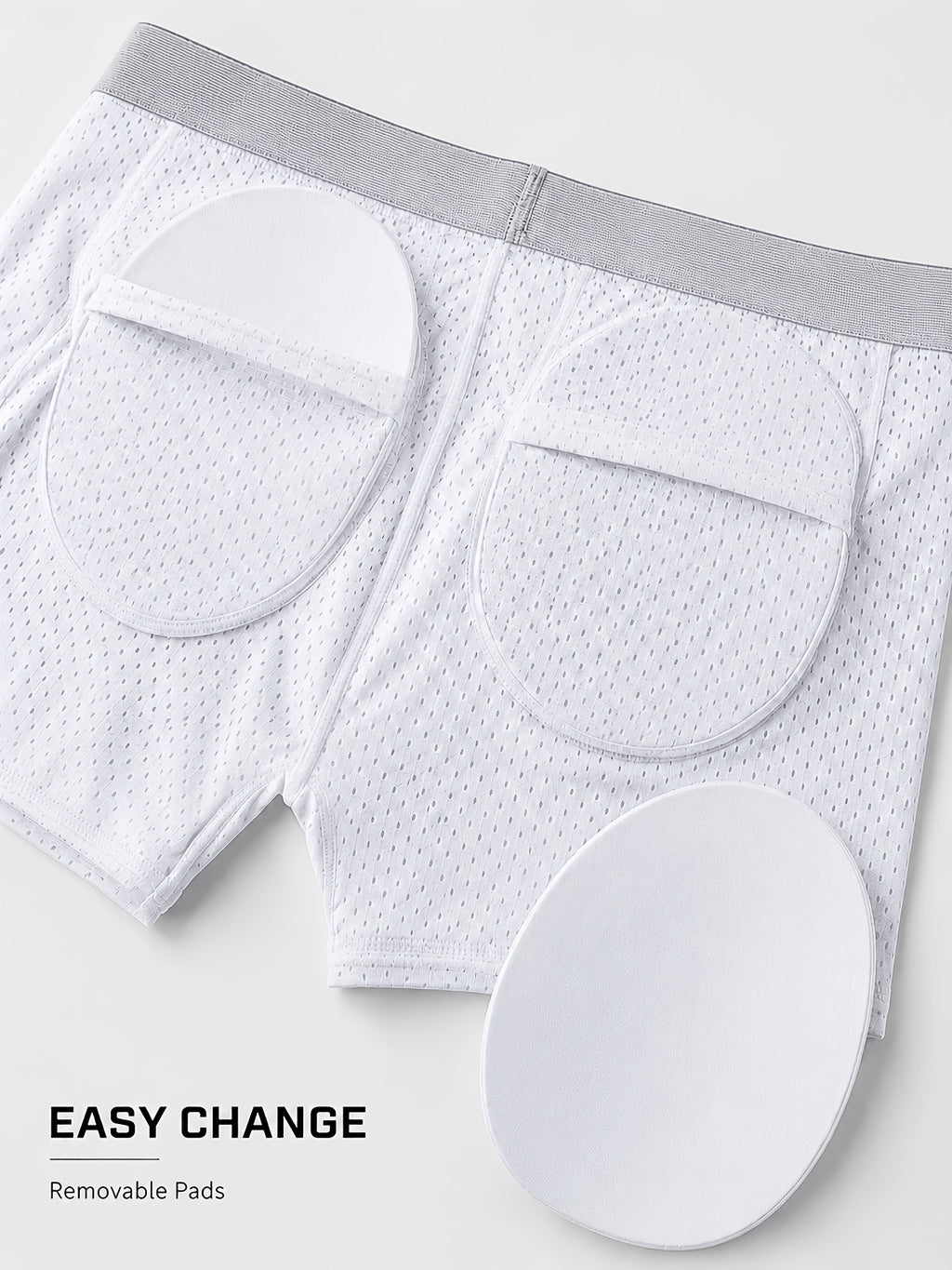 Boxer de sport séchage rapide microfibre homme — lot de 2, uni