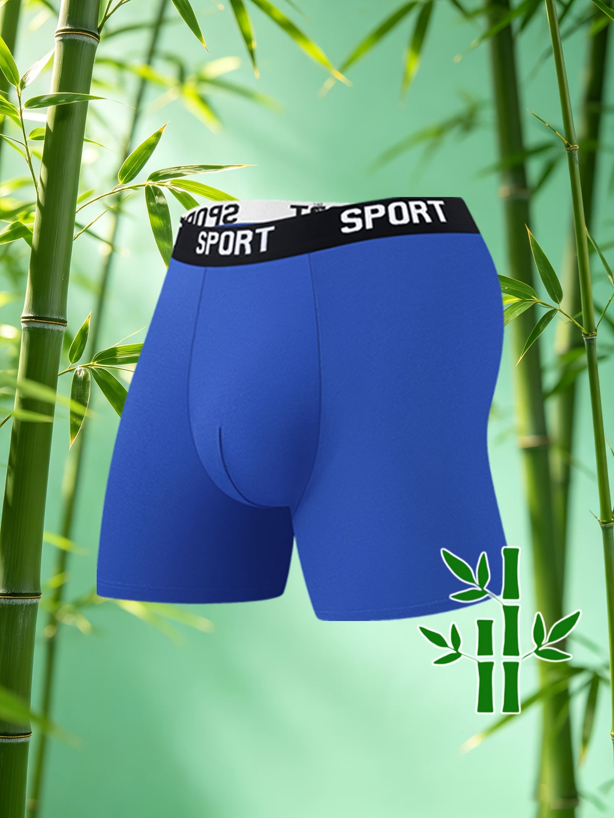 Slip de sport respirant bambou homme — lot de 4, uni